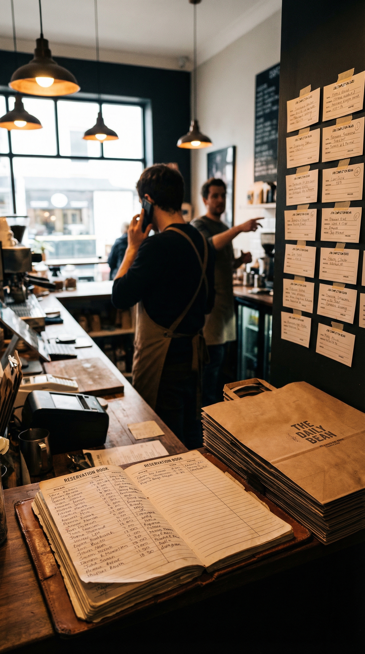 Busy small business with signs of momentum